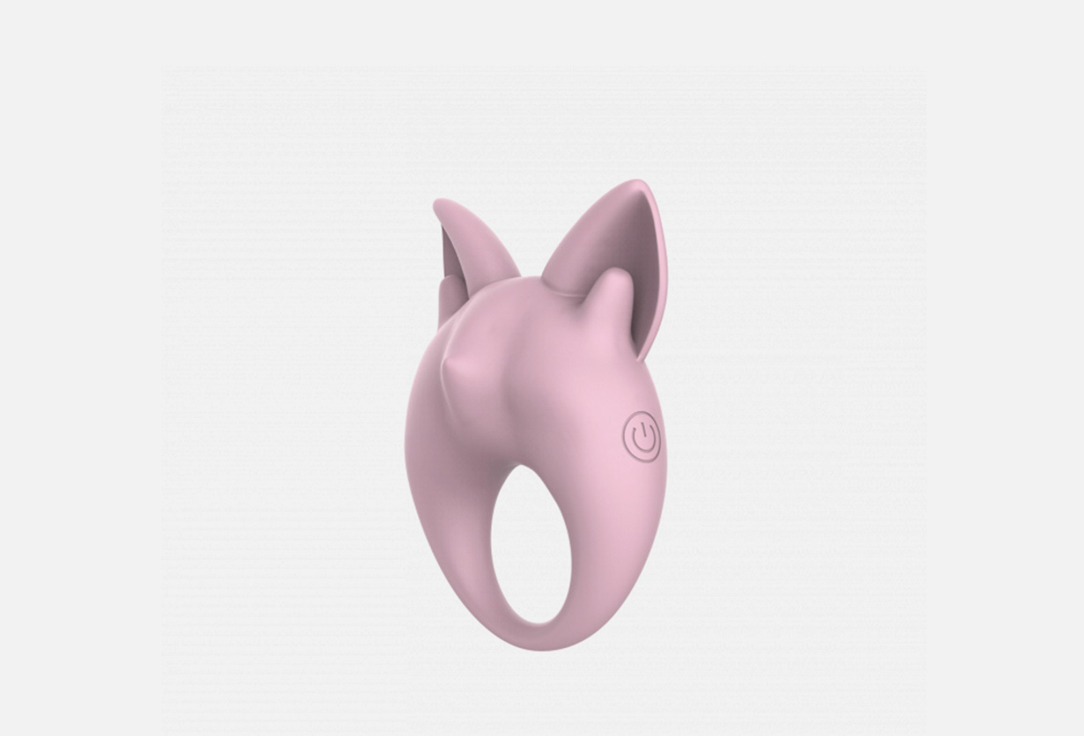 Перезаряжаемое кольцо для клиторальной стимуляции Lola Games MiMi Animals Kitten Kiki Light Pink 
