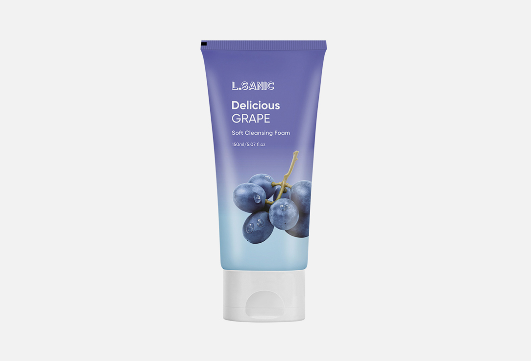 Очищающая пенка для очищения лица L.SANIC Delicious Grape  