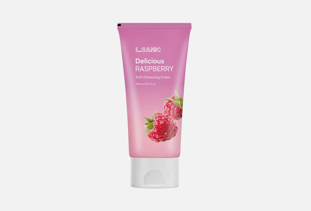 Очищающая пенка для очищения лица L.SANIC Delicious Raspberry 