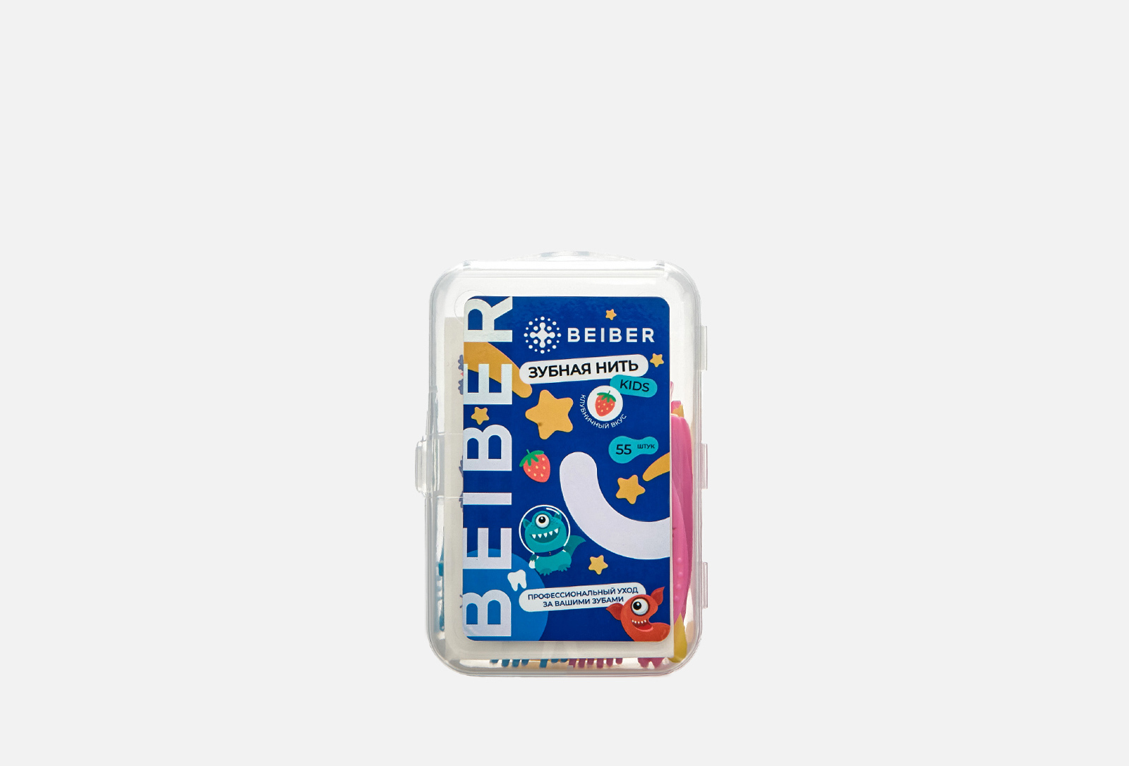Beiber Детская зубная нить Floss Kids 55 шт — купить в Москве