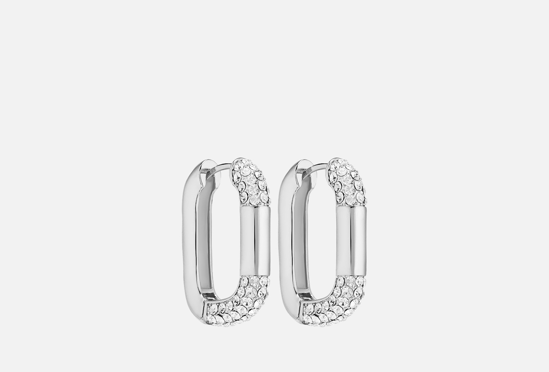 Серьги AMANTE CRYSTAL Lux rings Au 2 шт серьги amante crystal capri crystal 2 шт