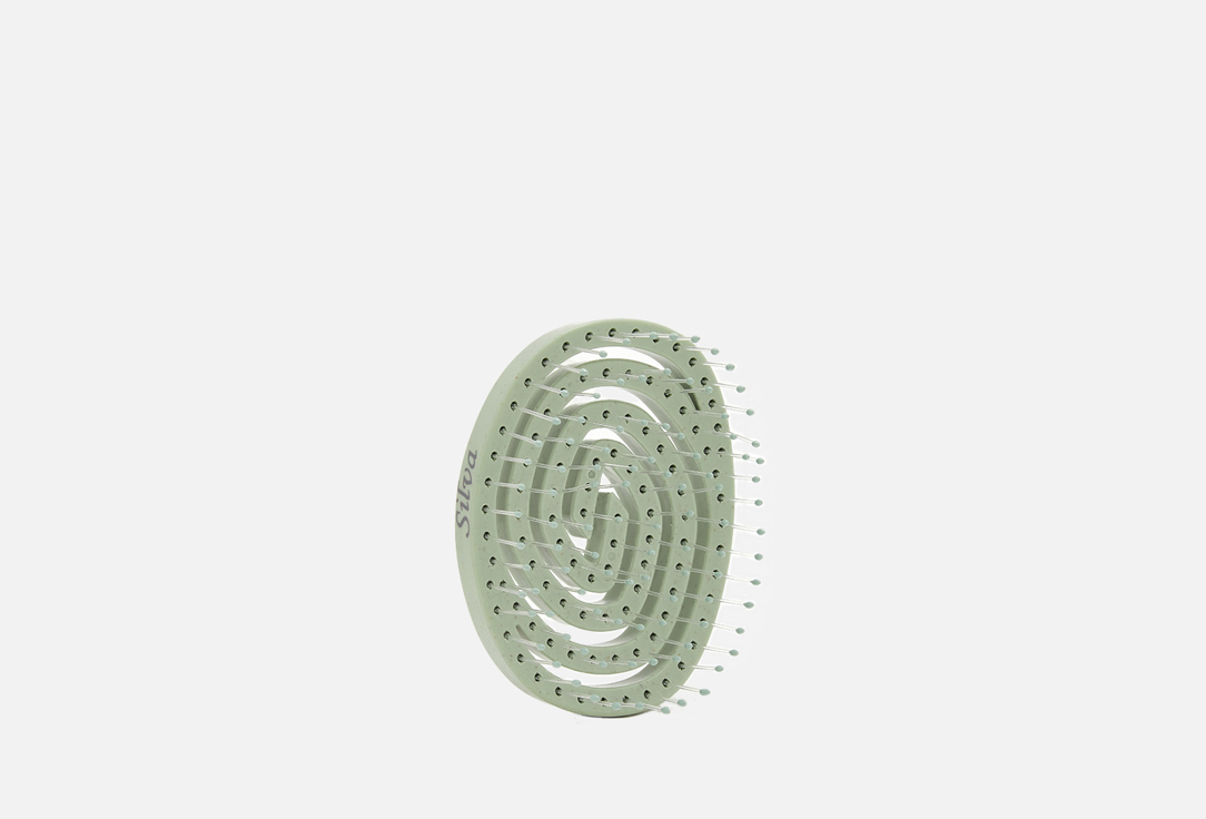 Изображение товара Колпачковая спиральная расческа Silva компактная для всех типов волос