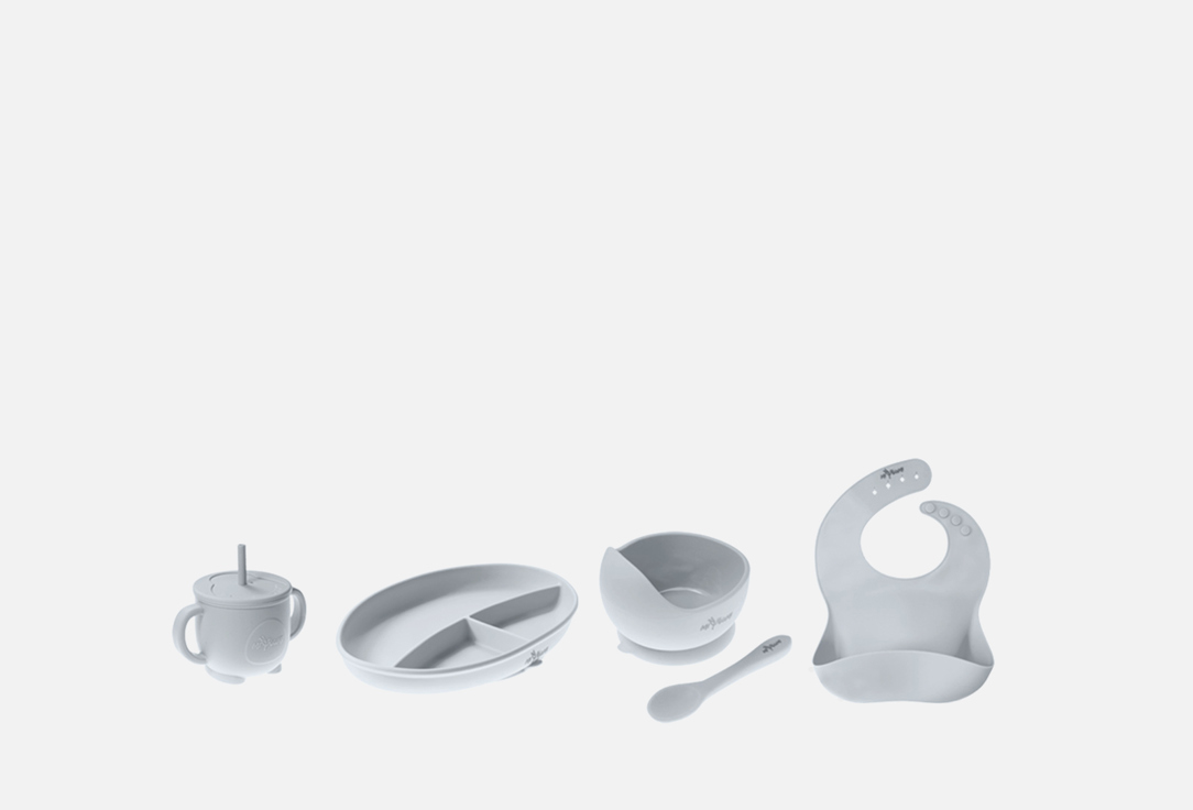 Набор детской посуды для кормления малышей MIYOUMI Cloud 5 шт набор д ремонта колес 5 предметов