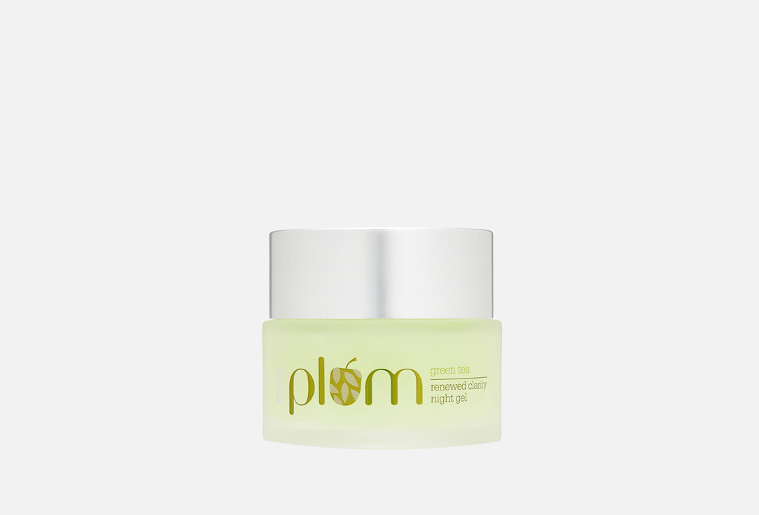 Увлажняющий ночной гель для лица PLUM Green Tea 50 мл глиняная маска для очищения кожи лица plum green tea 1 шт