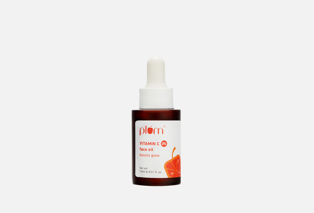 Увлажняющее масло для лица PLUM Vitamin C 3% 