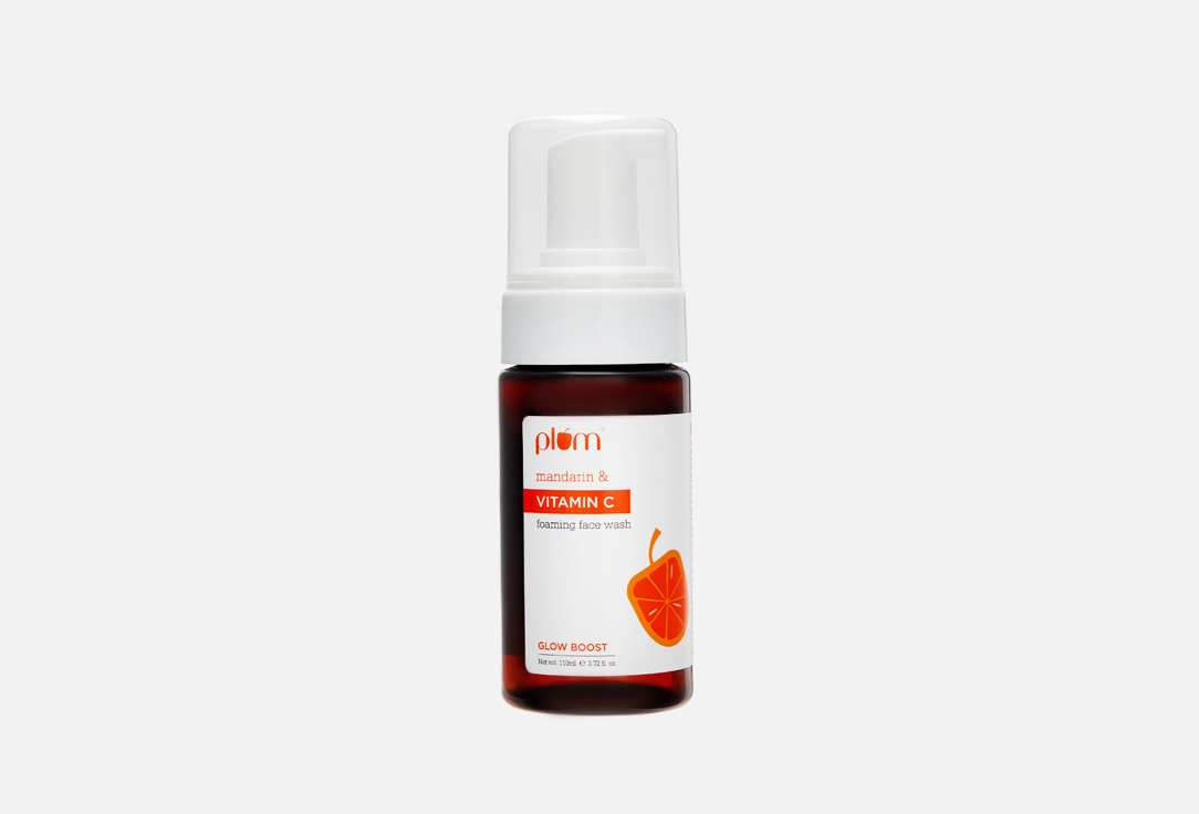 Пенка для умывания лица PLUM Mandarin & Vitamin C 