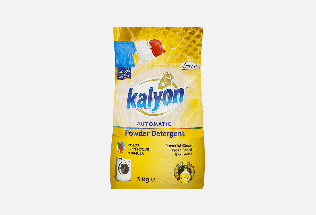 Стиральный порошок универсальный KALYON GOLD 3000 мл стеклоочиститель kalyon apple 750 мл