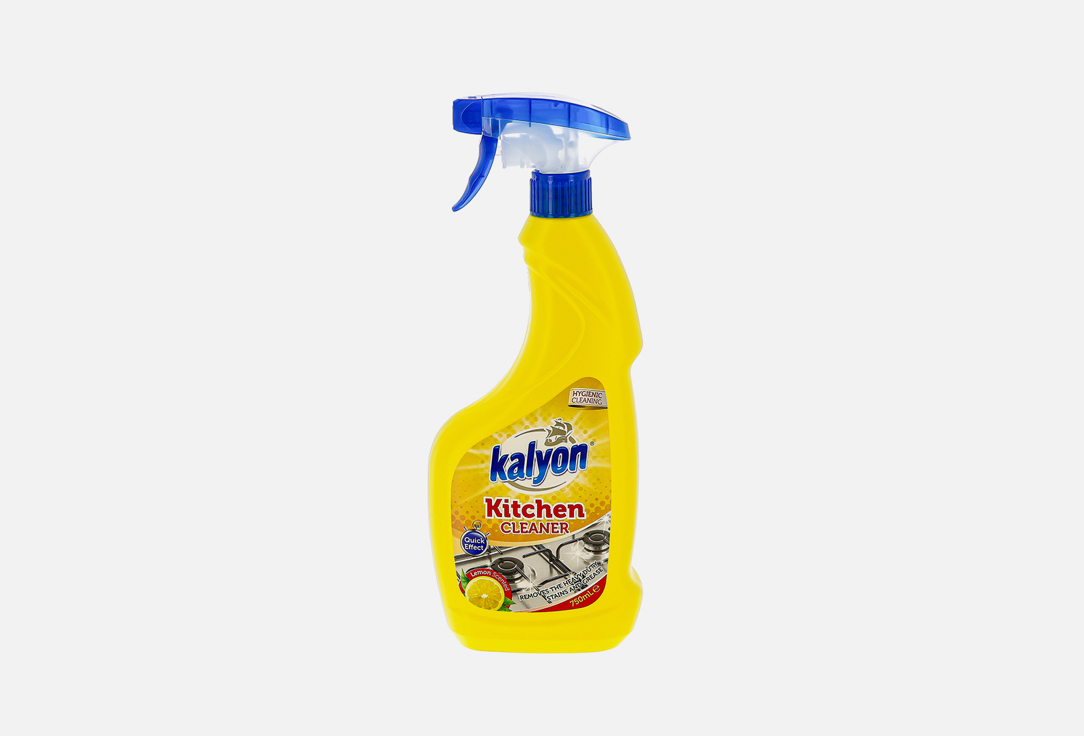 Чистящий спрей для кухни KALYON Lemon scented 750 мл гель д чистки унитазов unicum лимон 750мл