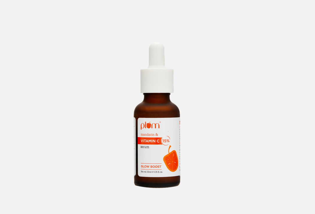 Сыворотка для придания сияния коже лица PLUM Mandarin & Vitamin C 