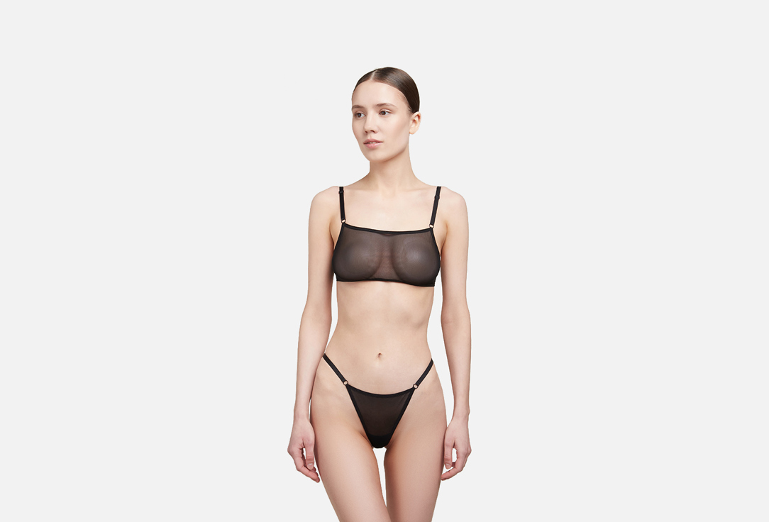 

стринги GOVORILI, Черный, Черные S-L мл