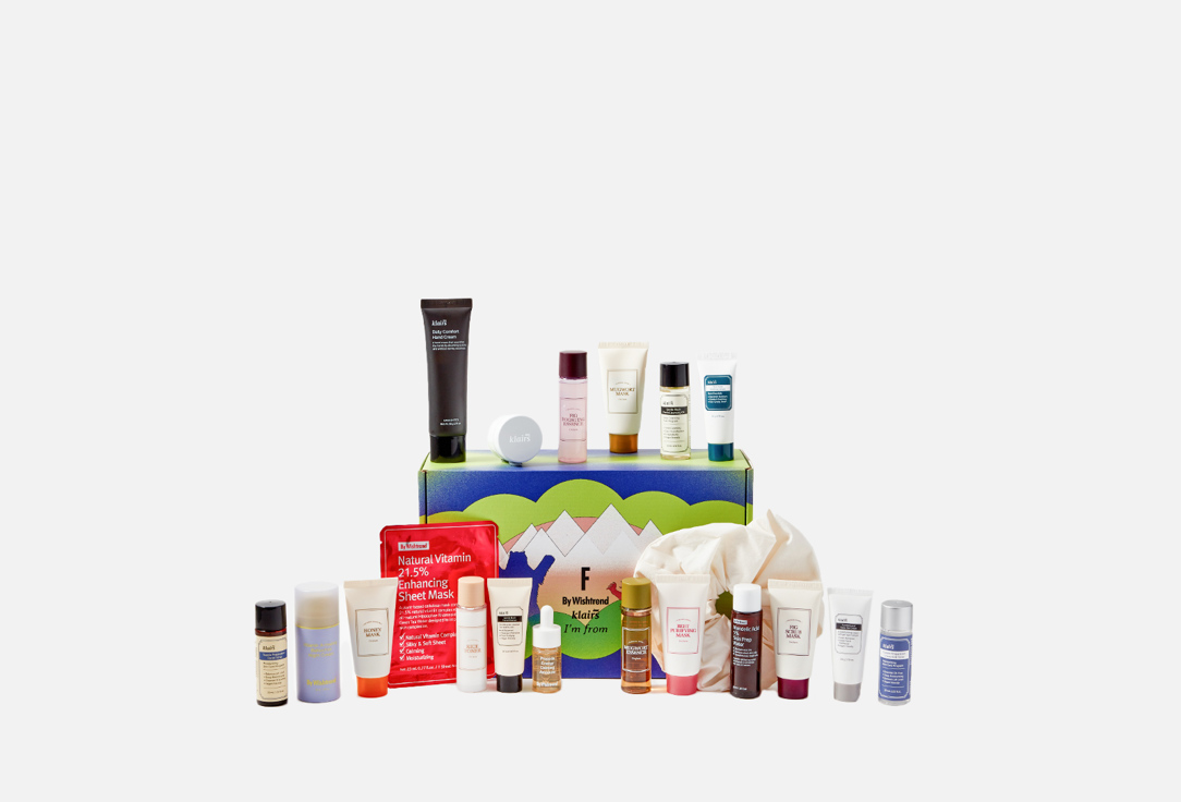 

Бьюти-бокс FLACON MAGAZINE, F X Dear, Klairs + I'm from + By Wishtrend 20 шт