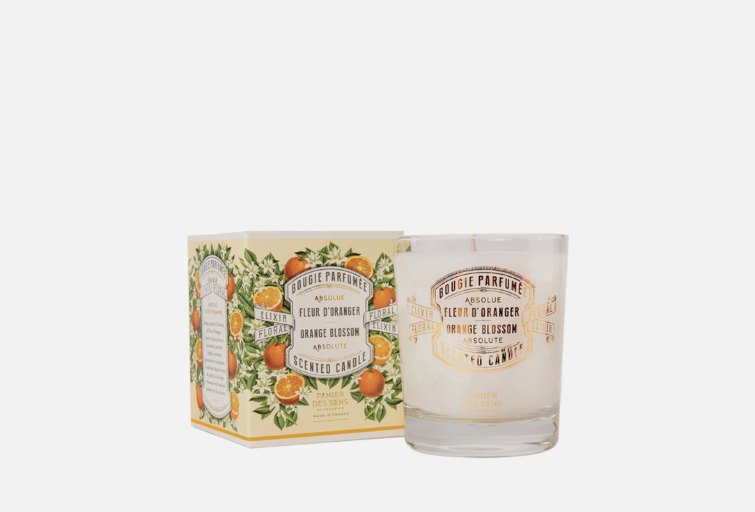 

Свеча ароматическая PANIER DES SENS, Белый, ABSOLUTES Scented candle Orange Blossom 180 г