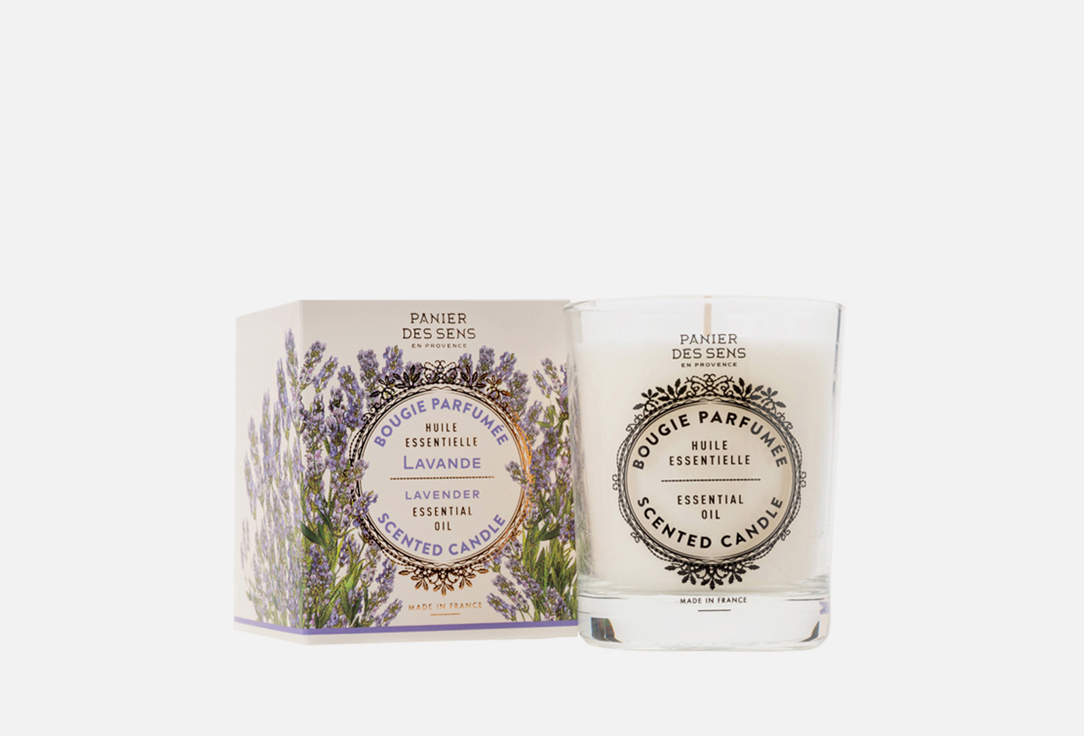 

Свеча ароматическая PANIER DES SENS, ESSENTIALS Scented candle Lavender 180 г