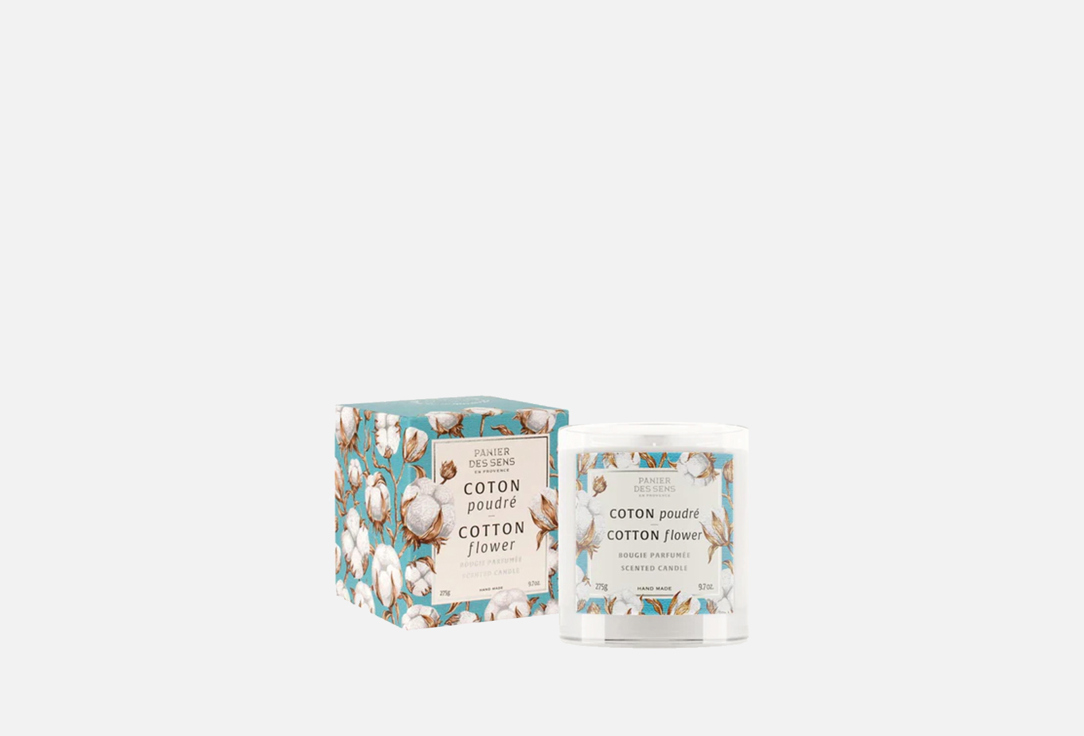 

Свеча ароматическая PANIER DES SENS, Белый, HOME Scented candle Cotton flower 275 г