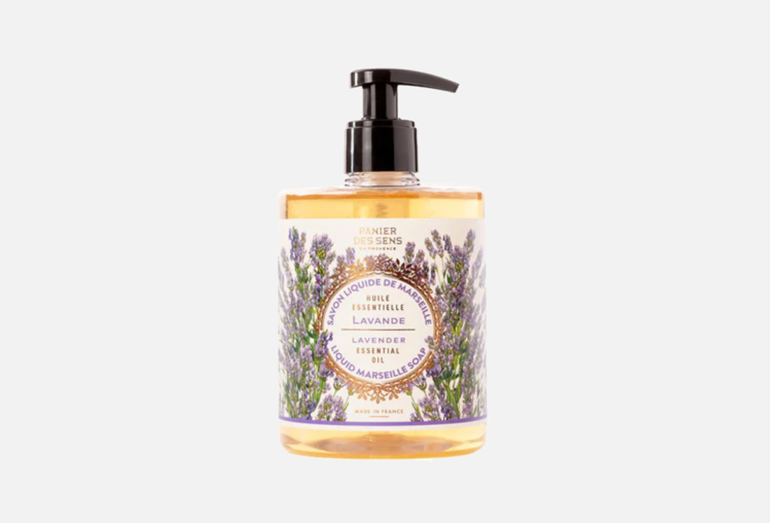 

Жидкое мыло PANIER DES SENS, ESSENTIALS Liquid Marseille soap Lavender 500 мл