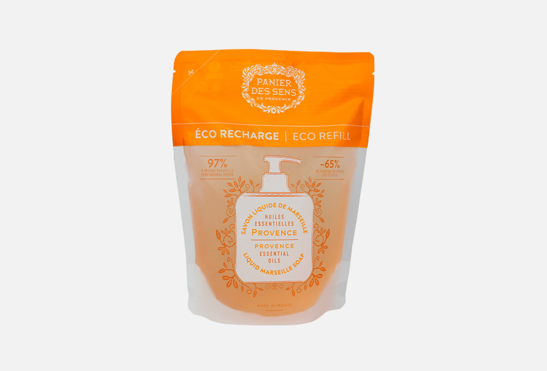 Жидкое мыло PANIER DES SENS ESSENTIALS Eco refill Marseille soap Provence 500 мл