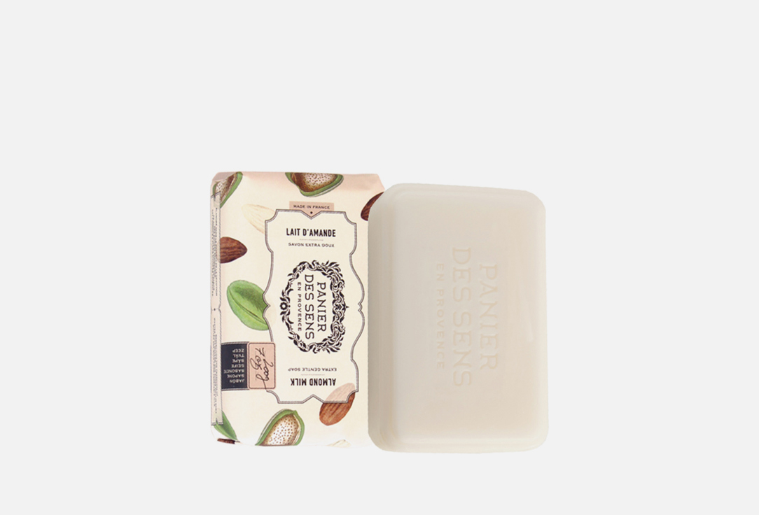 Мыло PANIER DES SENS AUTHENTIC Soap Almond Milk 200 г мыло panier des sens authentic soap cherry blossom 200 г