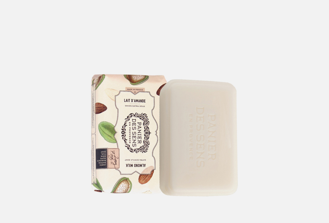 Изображение товара Мыло Panier des Sens AUTHENTIC Soap Almond Milk 200 г натуральное нежное средство для рук и тела