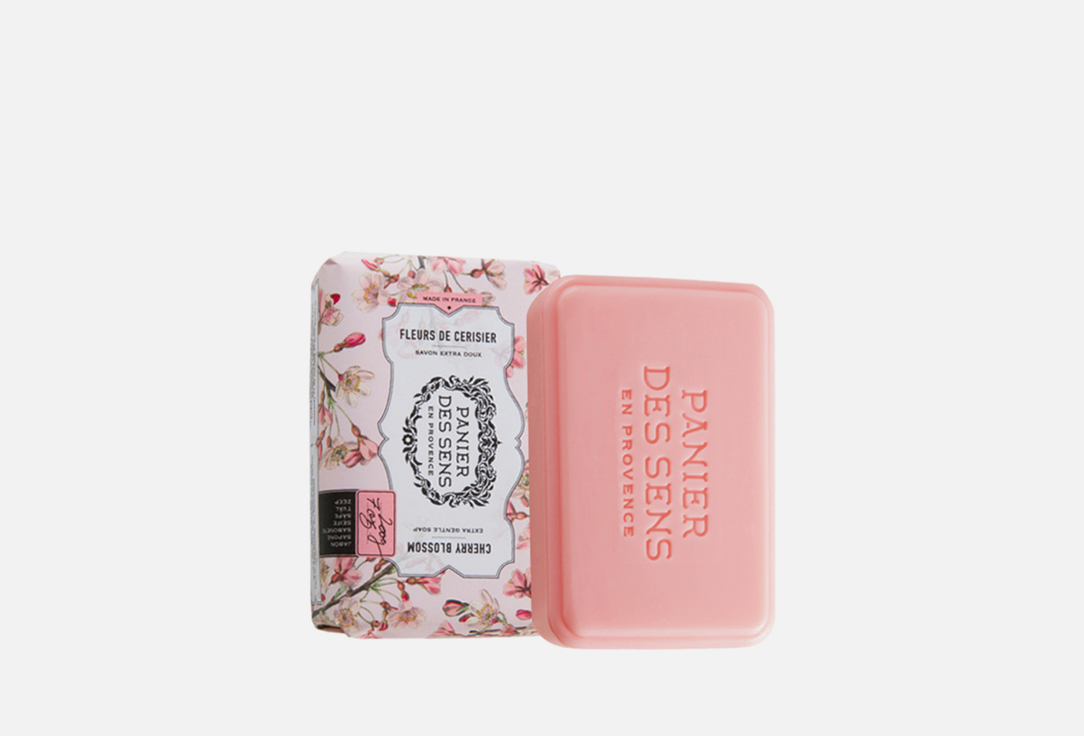 Мыло PANIER DES SENS AUTHENTIC Soap Cherry blossom 200 г мыло panier des sens authentic soap lemon verbena 200 г