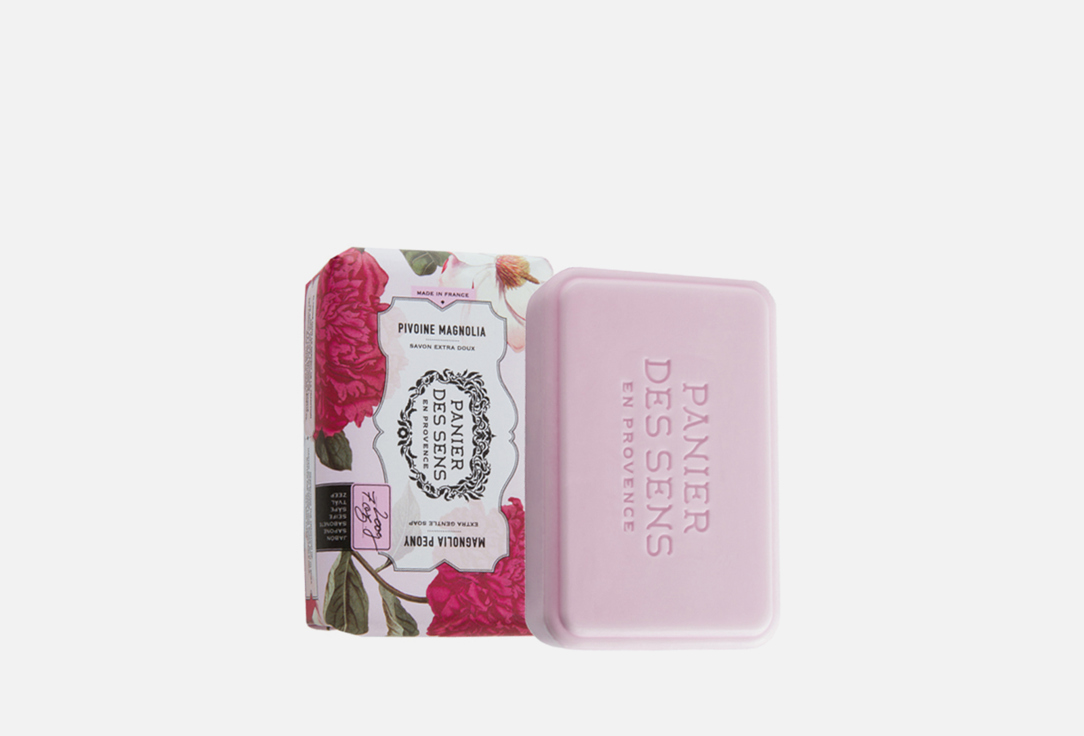 Мыло PANIER DES SENS AUTHENTIC Soap Magnolia Peony 200 г мыло panier des sens authentic soap cherry blossom 200 г