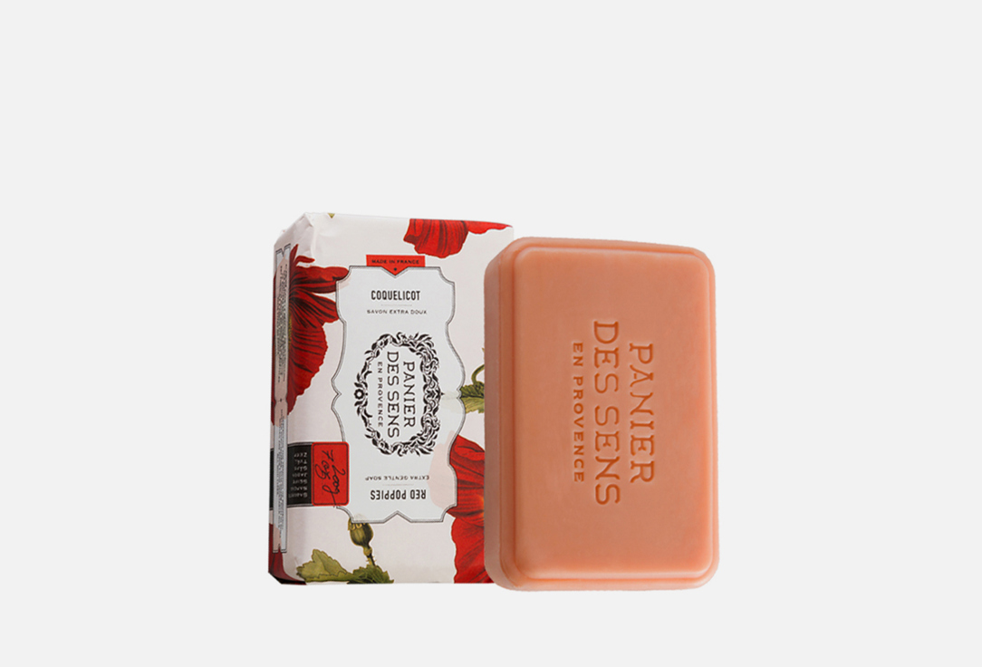 Мыло PANIER DES SENS AUTHENTIC Soap Red poppies 200 г мыло panier des sens authentic soap lemon blossom 200 г