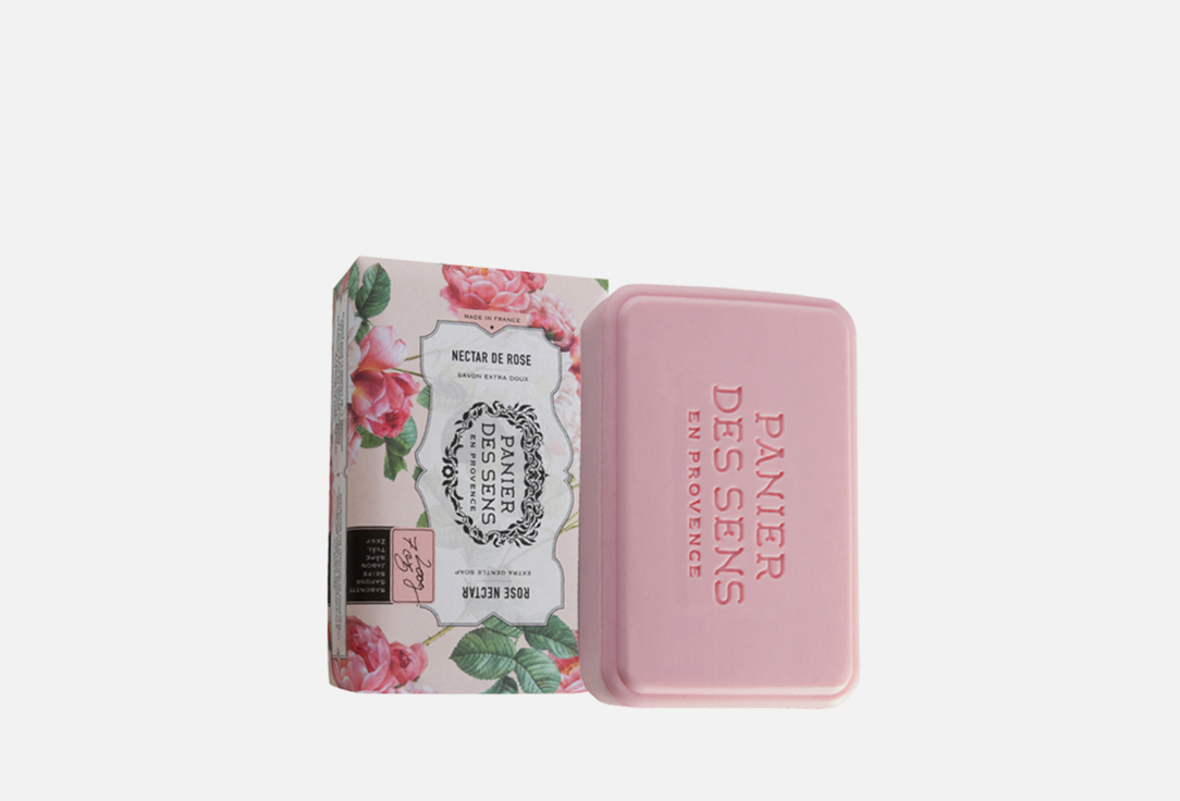Мыло PANIER DES SENS AUTHENTIC Soap Rose nectar 200 г мыло panier des sens authentic soap lemon blossom 200 г