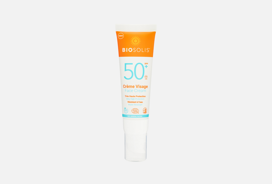 Солнцезащитный крем для лица SPF 50+ Biosolis Face Cream 