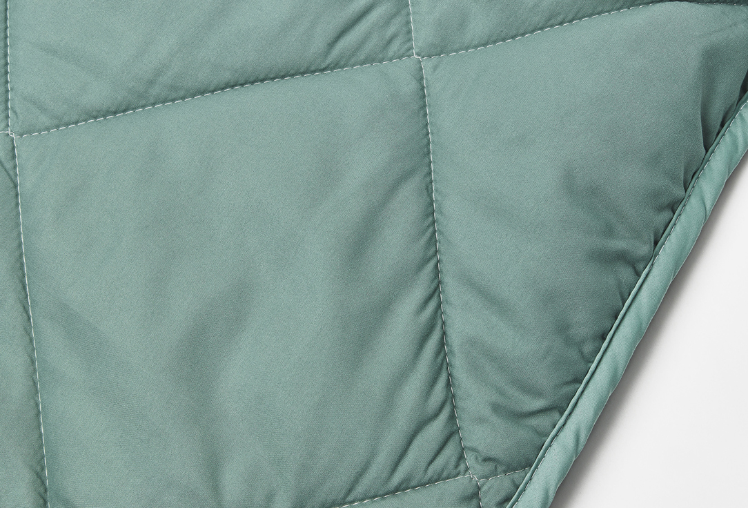 Одеяло SONNO AURA, Бельгийский зеленый, полутораспальный 