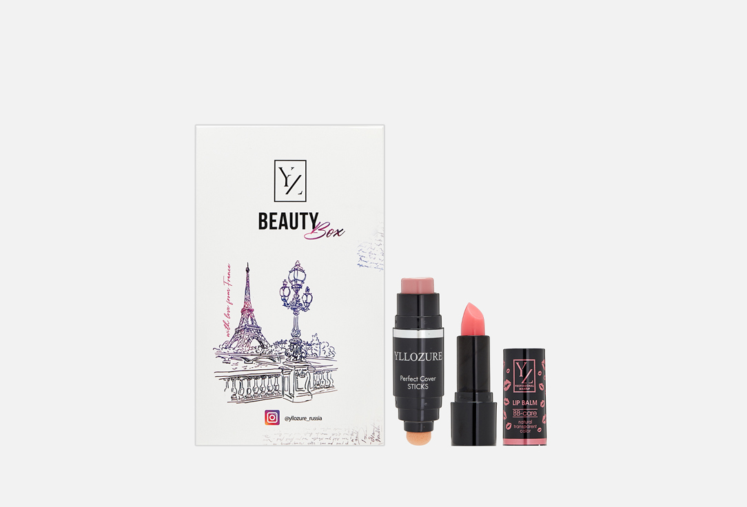 Изображение товара Подарочный набор Yllozure Бальзам для губ + Карандаш-румяна
