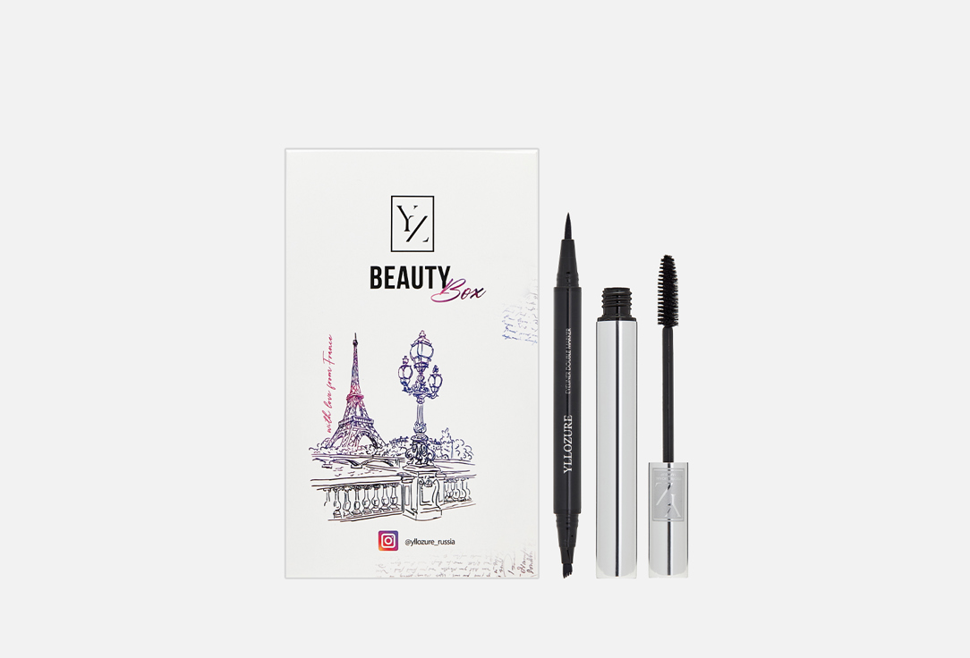 Изображение товара Подарочный набор Yllozure Тушь для ресниц+ Двойная подводка для глаз