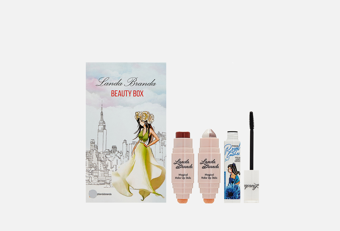 Изображение товара Подарочный набор Landa Branda Стик Двойной корректор+ Стик-Румяна+ Тушь