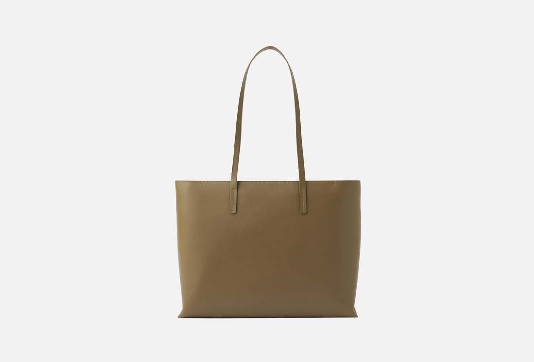 Сумка-шоппер ASKENT Коричнево-зеленый 1 шт inspire сумка шоппер стеганая зеленый