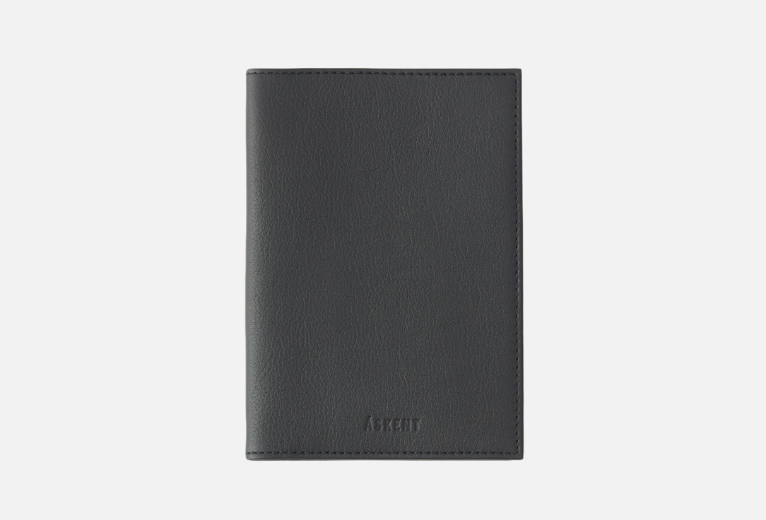 Обложка для паспорта ASKENT Черная 1 шт обложка для паспорта премиум инициалы в цветах черная