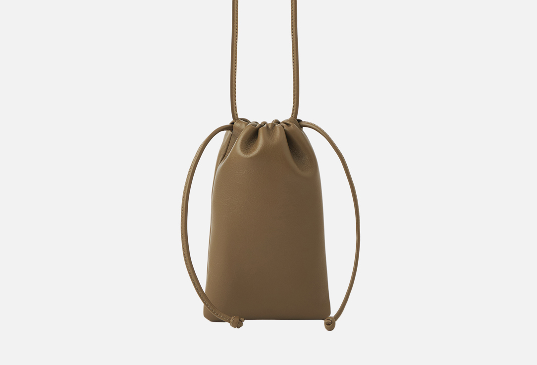Мини-сумка ASKENT IVY коричнево-зеленая 1 шт цена и фото