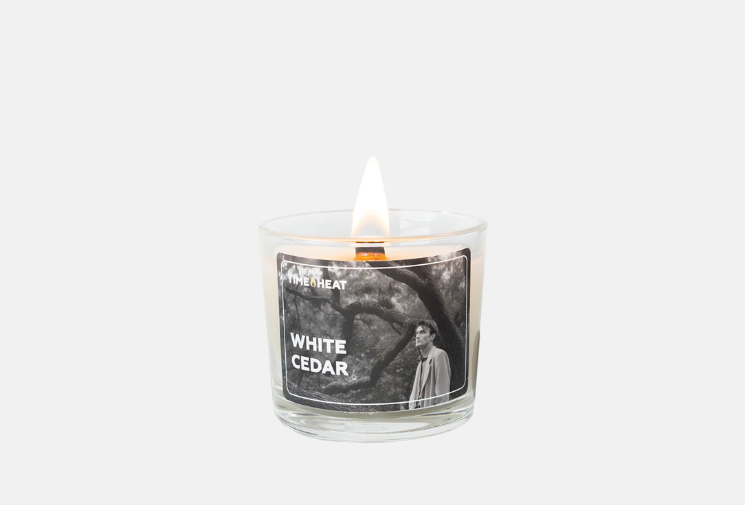 Ароматическая свеча Time Heat White cedar 