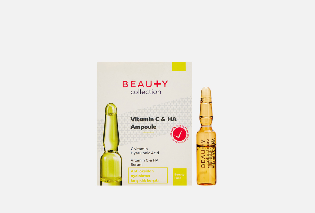 Ампула-сывортка для лица Beauty Collection Vitamin C and HA Ampoule 