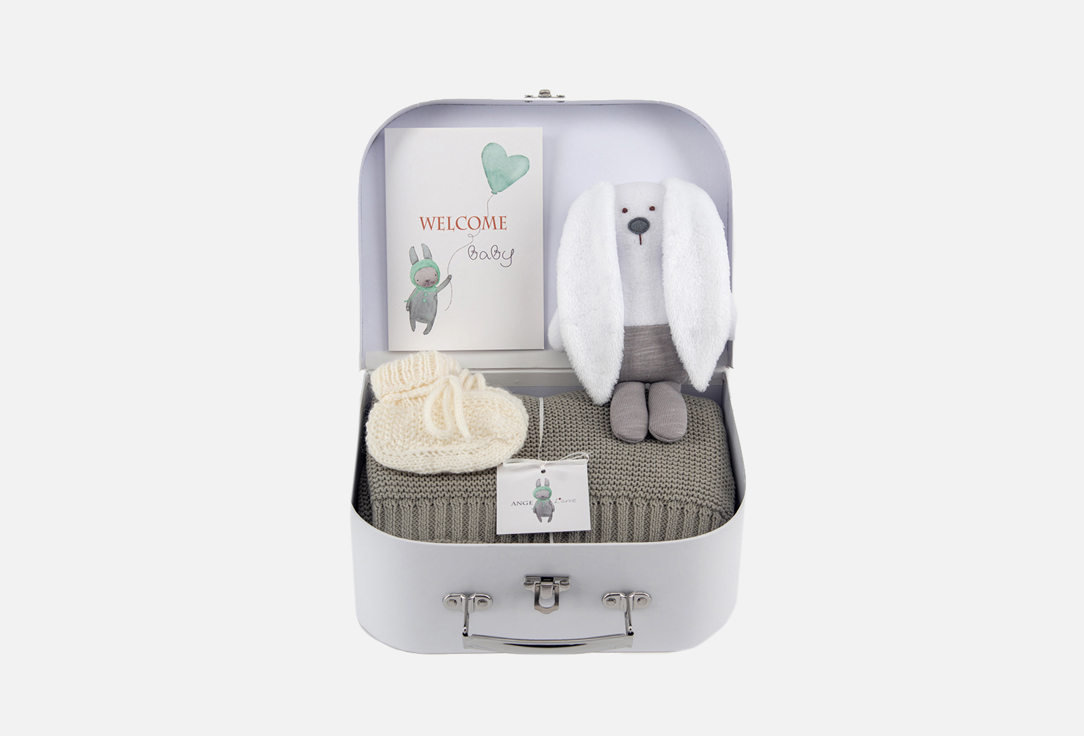 

Набор для выписки из роддома ANGE L'AME, Серый 5 шт