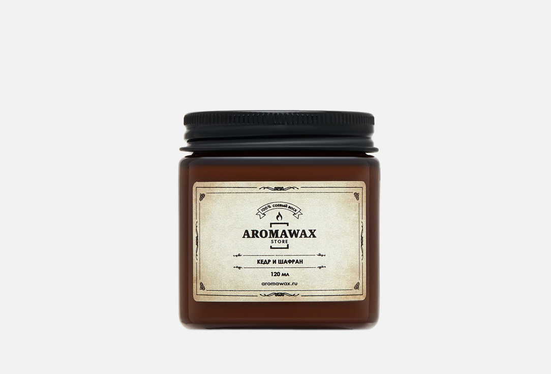 Ароматическая свеча AromaWax Cedar and saffron 