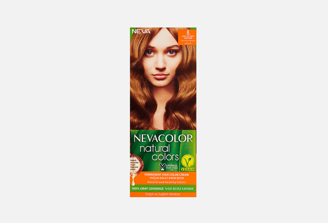 Стойкая крем-краска для волос  Neva NATURAL COLOR 