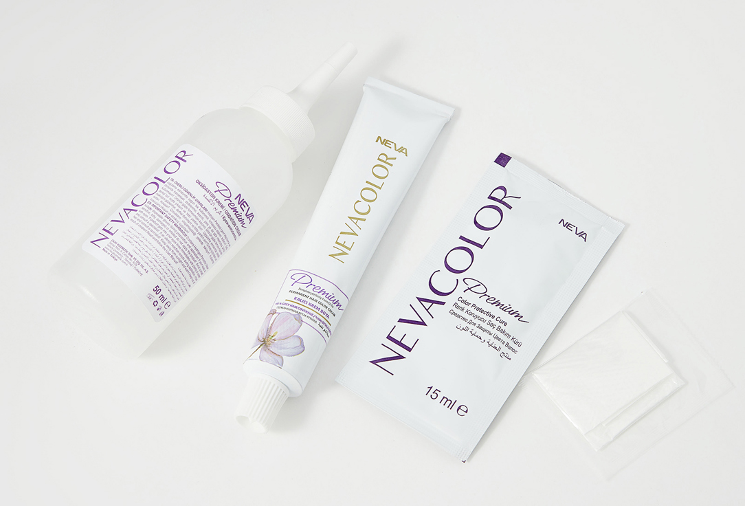 

Стойкая крем-краска для волос NEVA, Золотой, NEVACOLOR NATURAL COLOR 110 мл