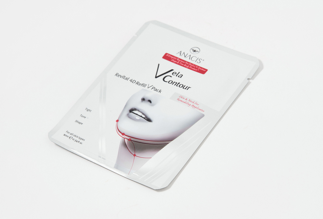 Маска для контура лица Anacis Vela Contour 4D Refill V Pack 