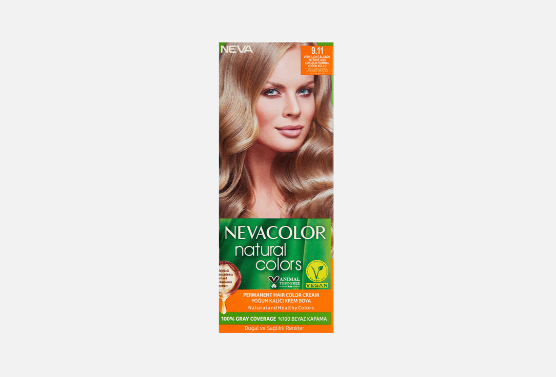Стойкая крем-краска для волос NEVA NATURAL COLOR 110 мл крем краска для волос nevacolor natural colors 12 интенсивный натуральный суперосветляющий х1шт