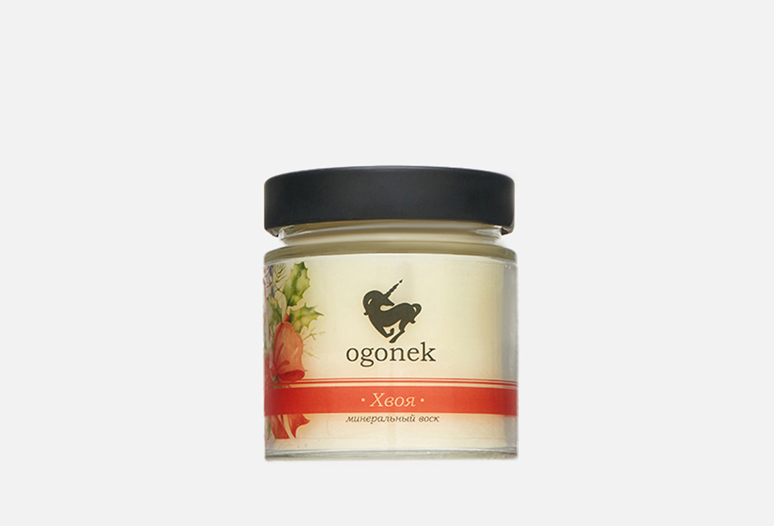 Изображение товара Ароматическая свеча Ogonek Spruce Forest с деревянным фитилем 200 мл для новогоднего уюта