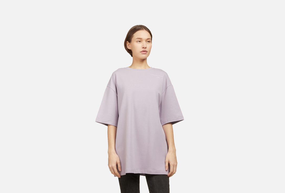 Изображение товара Футболка MY over fit шторм для женщин комфортная эластичная с вышивкой