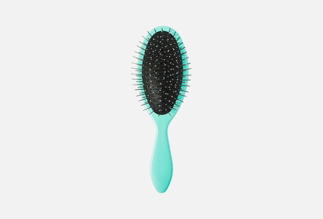 Изображение товара Массажная расческа для волос Lei лазурная с антистатическими металлическими зубцами
