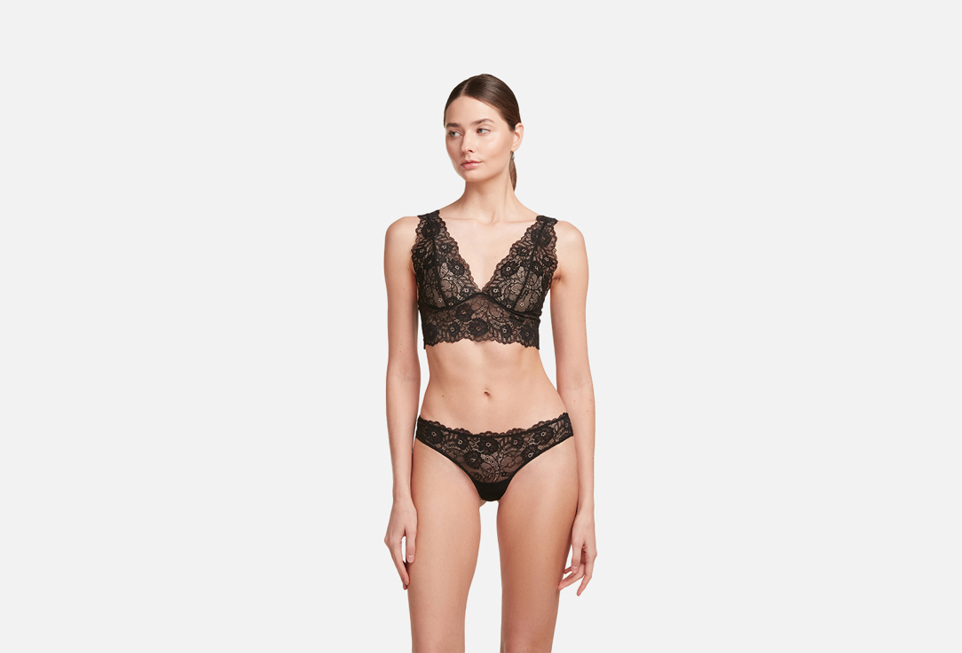 Изображение товара Женские бразилиано INNAMORE Basic Lace nero из кружева
