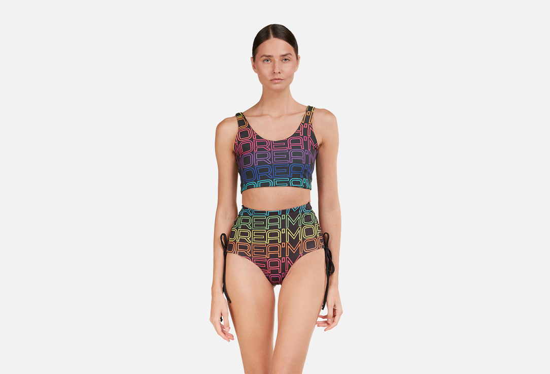 Изображение товара Двусторонний купальный низ A'more Star disco черный для женщин