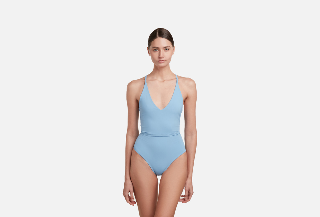 Изображение товара Слитный купальник MY NYMPH Аура голубой для женщин, быстрая сушка