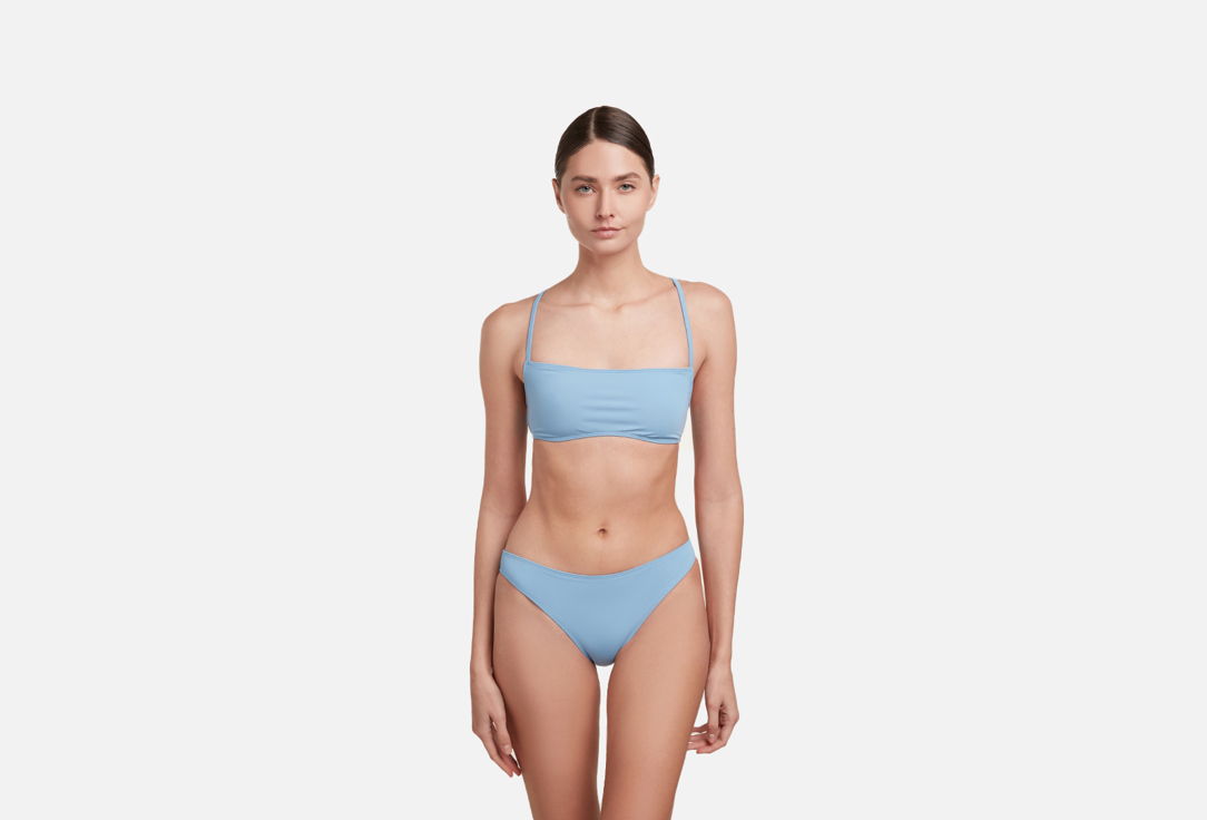 Изображение товара Купальный топ MY NYMPH Батия голубой для женщин, быстро высыхающий Италия