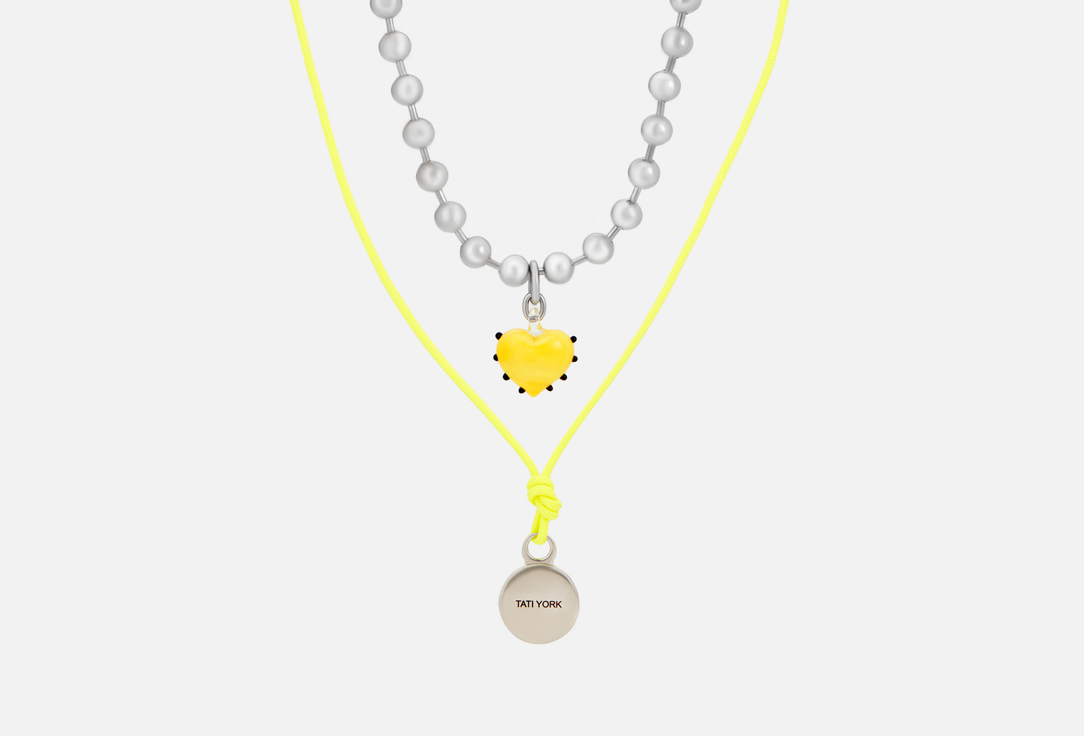 ожерелье TATI YORK Double pleasure yellow 1 шт ожерелье tati york iron heart 2 0